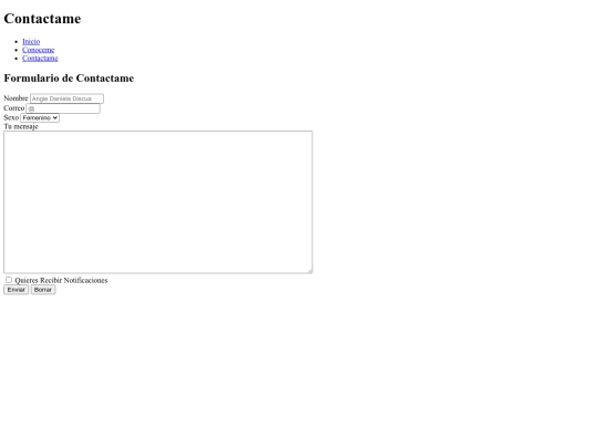 internas/contactame screenshot