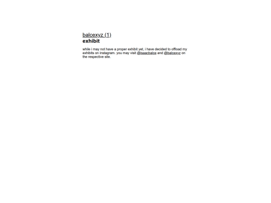english/exhibit screenshot