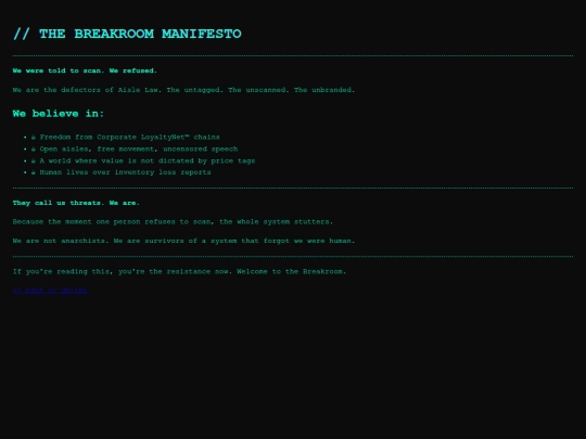 manifesto screenshot
