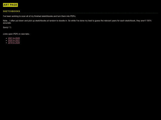 html/art screenshot