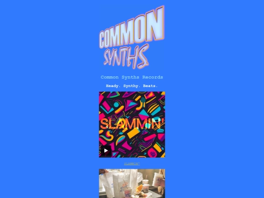 commonsynthsrecords screenshot