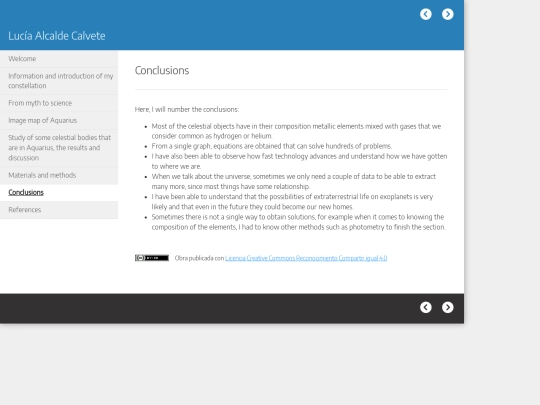conclusions screenshot