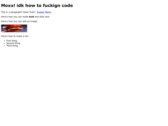index screenshot