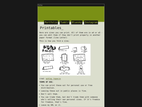 printables screenshot