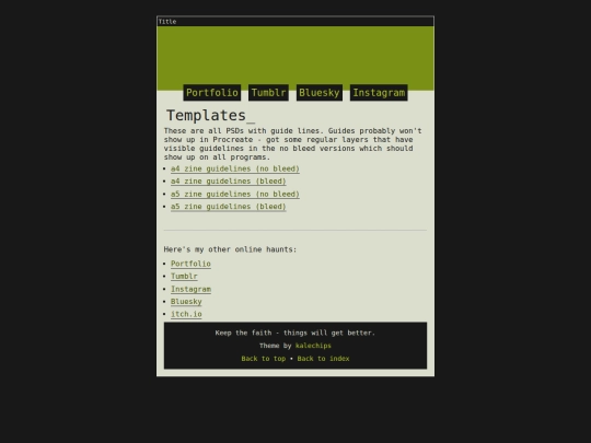 templates/templates screenshot