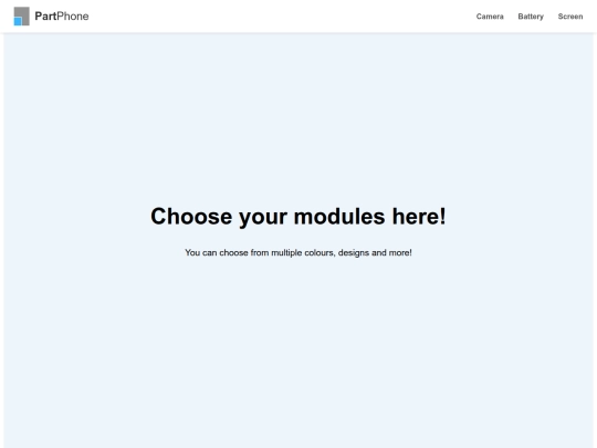 modules screenshot