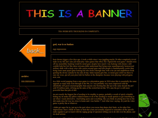 comics/toys/mgslog1 screenshot
