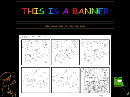 comics/toys/racetoythefinish screenshot