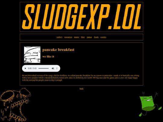 music/pancakebreakfast screenshot