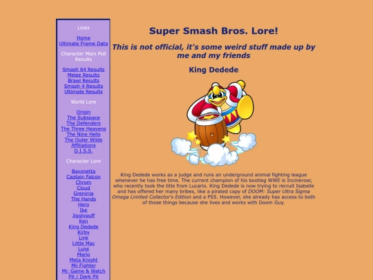 lore/kingdededelore screenshot