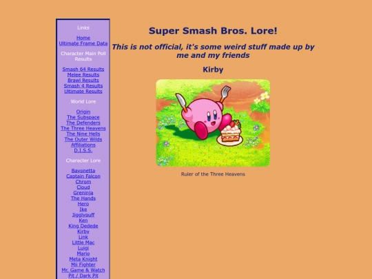 lore/kirbylore screenshot
