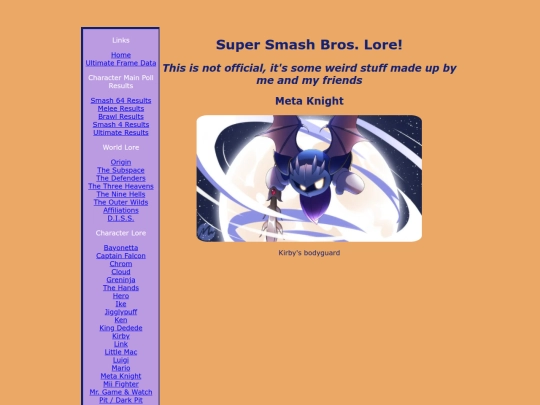 lore/metaknightlore screenshot