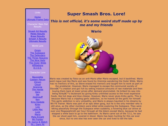 lore/wariolore screenshot