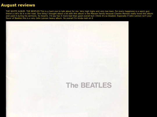 AugustReviews screenshot