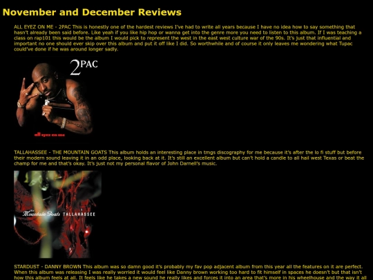 NovemberDecemberReviews screenshot