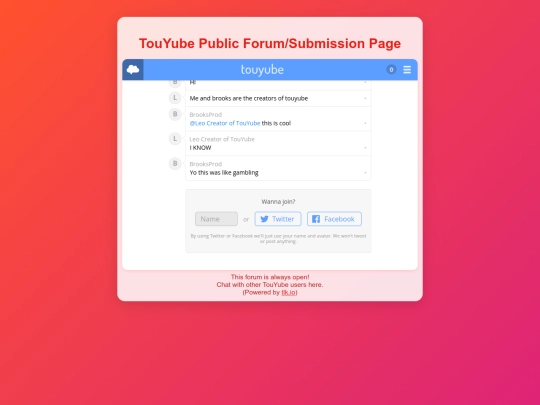 forum screenshot