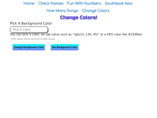 Change Colors screenshot
