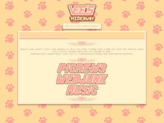 extras screenshot