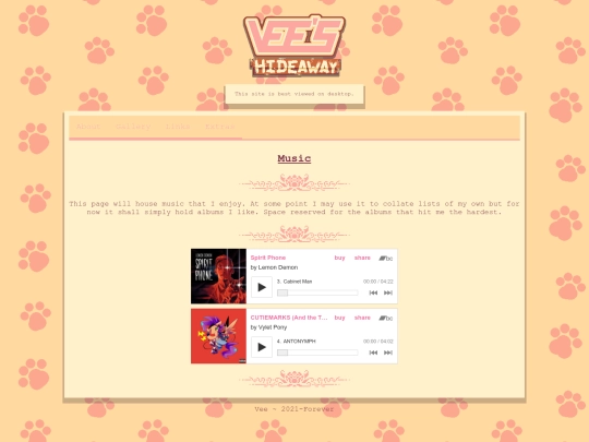 extras/music screenshot
