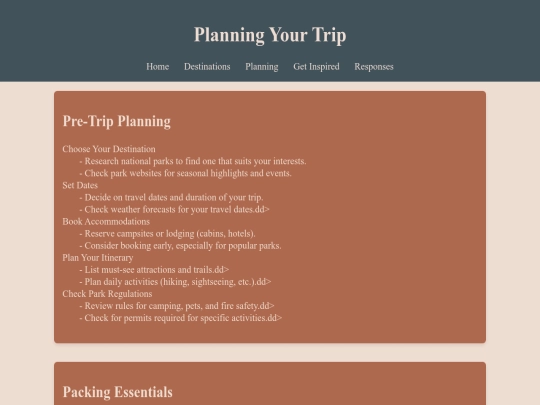 Planyourtrip screenshot