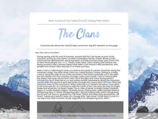 pages/theclans screenshot