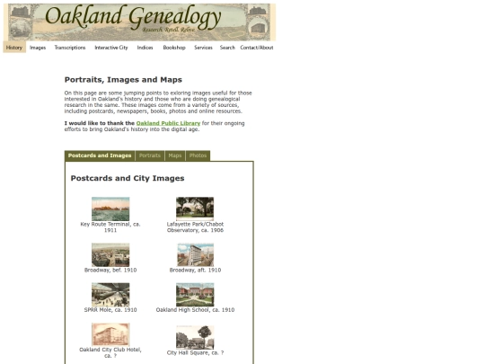 oaklandgenealogy/images screenshot