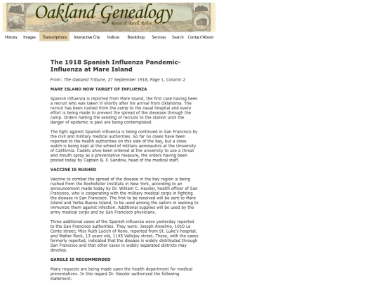 oaklandgenealogy/transcriptions/SpanishInfluenza/SI27Sep screenshot