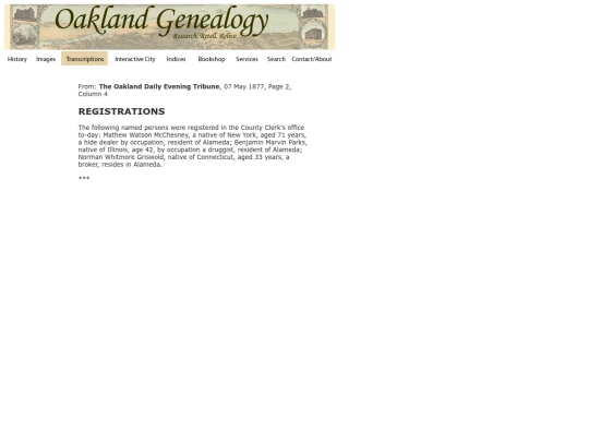 oaklandgenealogy/transcriptions/VotingRolls/Registrations07May1877 screenshot