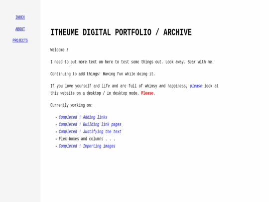 index screenshot