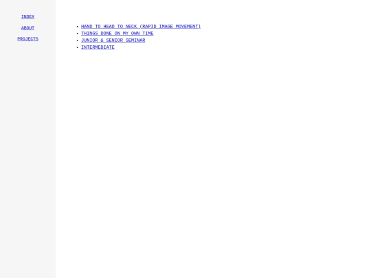 projects screenshot
