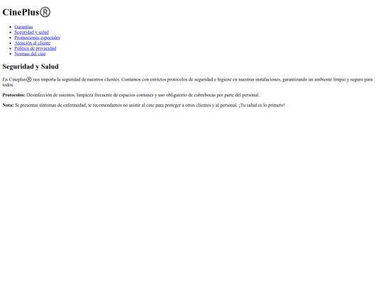 paginas/salud screenshot