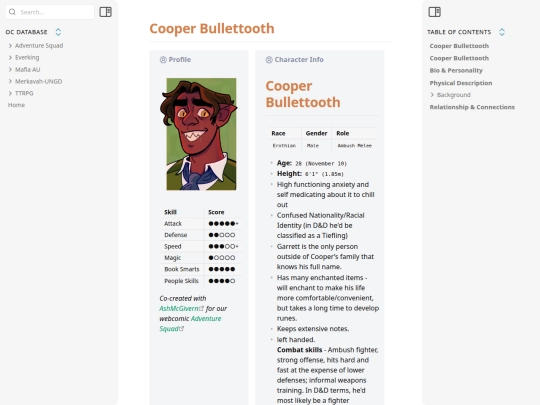 oc-database/adventure-squad/cooper-bullettooth screenshot