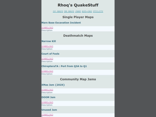 index screenshot