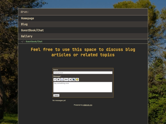 img/index-guestbook screenshot