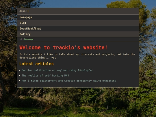 index screenshot