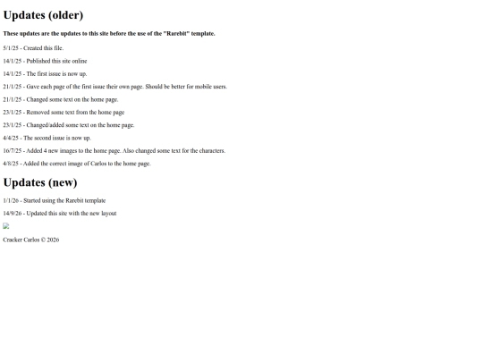 updates screenshot
