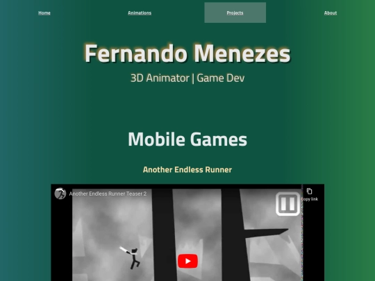 projects screenshot