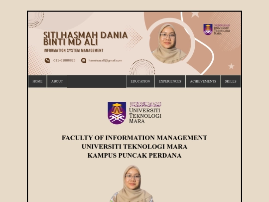 Student screenshot