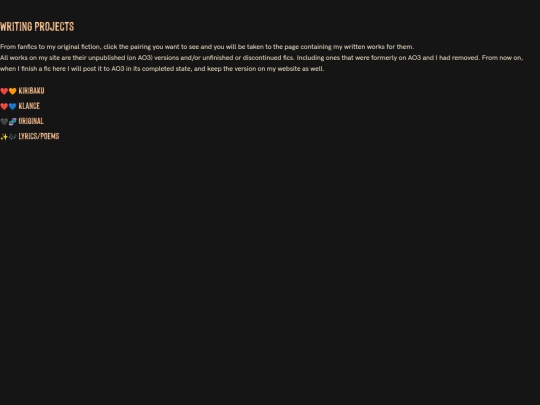 writing screenshot