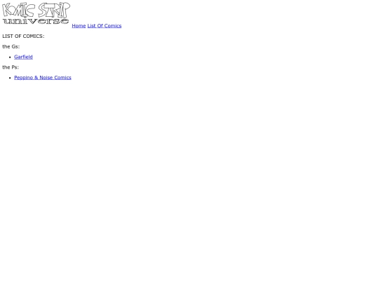 listofpages screenshot