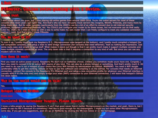 projects/PiRouter screenshot