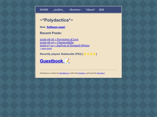 index screenshot