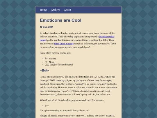 posts/2024-12-10-Emoticons-are-Cool screenshot