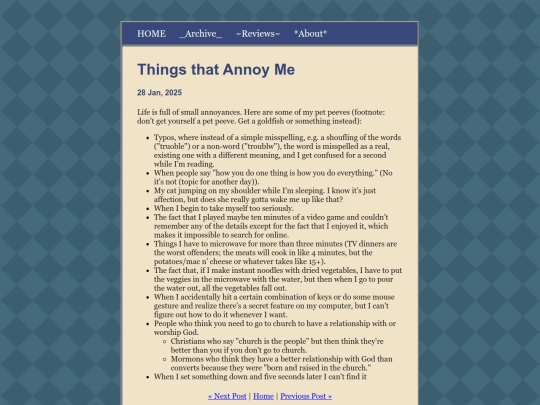 posts/2025-01-28-Things-that-Annoy-Me screenshot