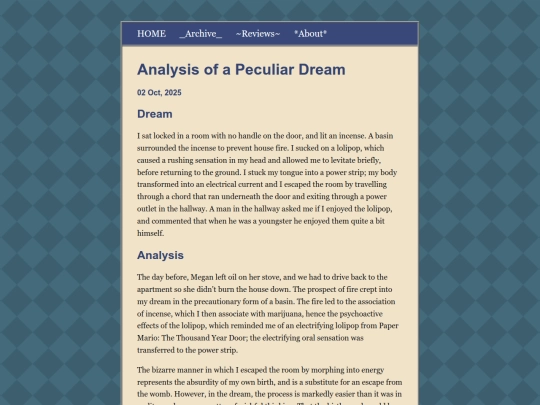 posts/2025-10-02-Analysis-of-a-Peculiar-Dream screenshot