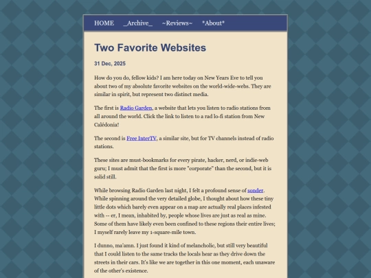 posts/2025-12-31-Two-Favorite-Websites screenshot