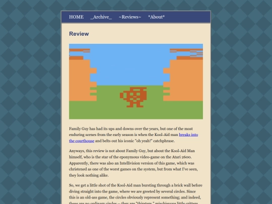 reviews/KoolAid screenshot
