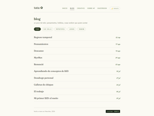 blog screenshot