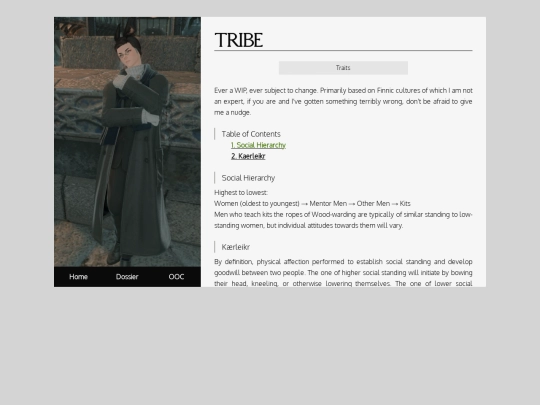 pages/lore/home screenshot