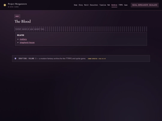 archive/the-blood screenshot